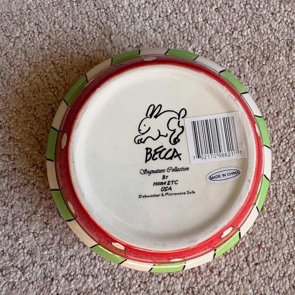 Becca Signature Collection Christmas bowl 3D Stocking - Picture 3 of 6